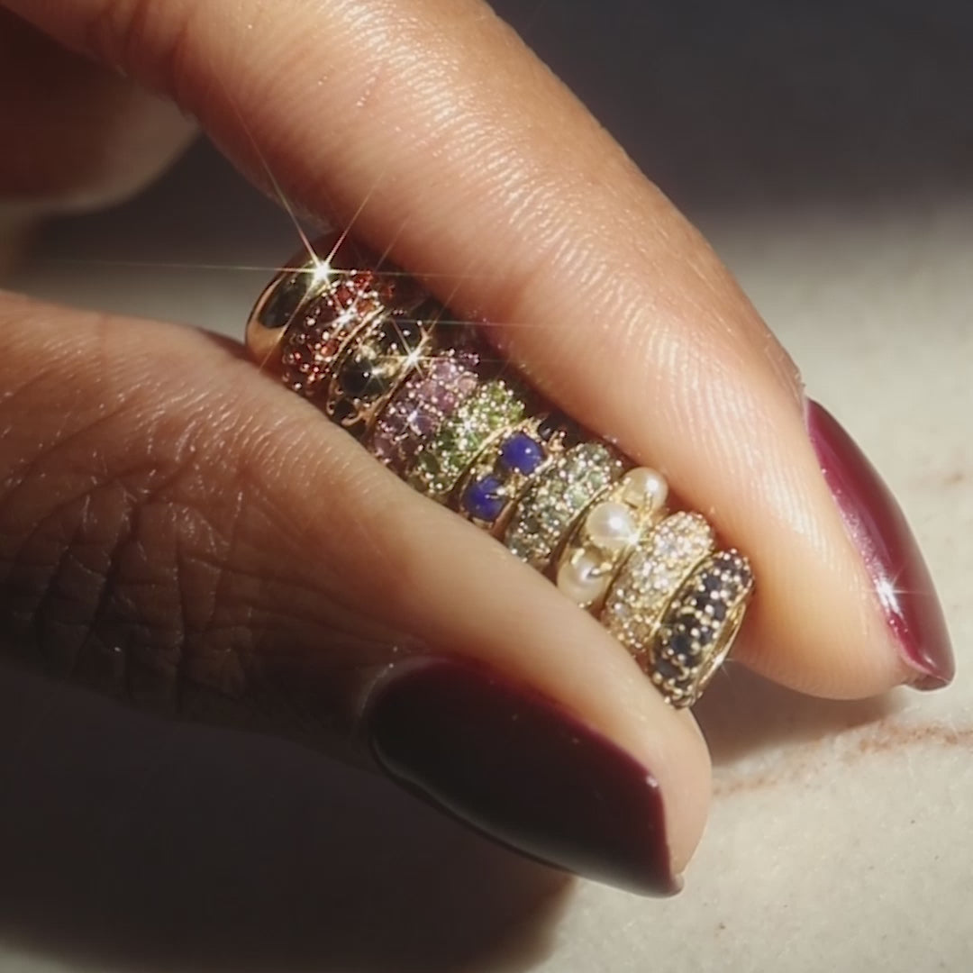 solid gold anniversaire charm