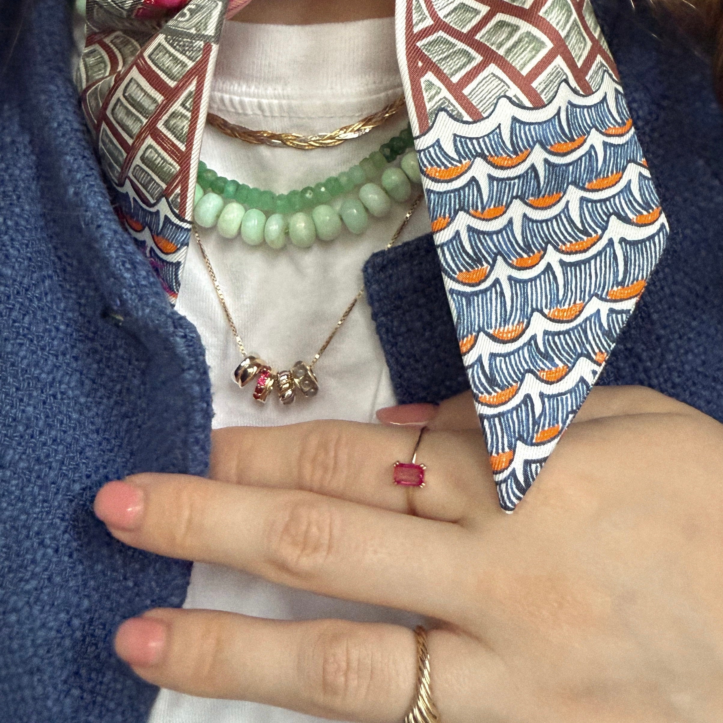 solid gold anniversaire charm